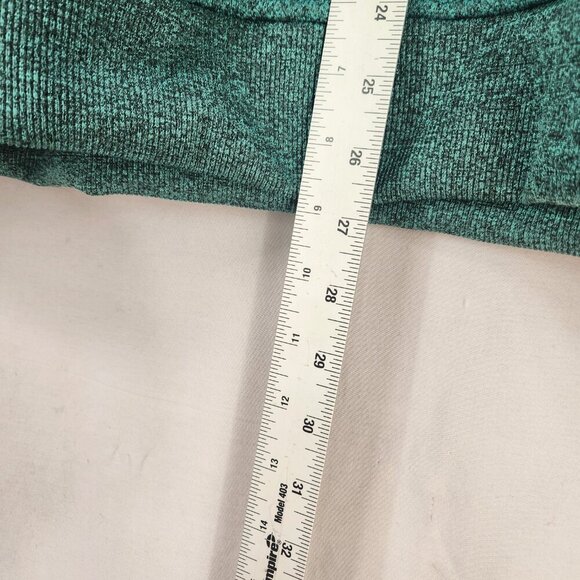 Iceburg Zip Up Hooded Vest Women's Large Teal Heavy Street Wear Pockets Layering - Picture 4 of 7